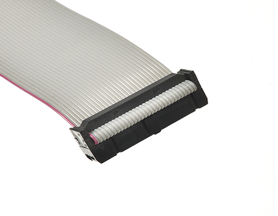 FC灰排線2.54mm 6-50P雙頭壓線頭LED連接器