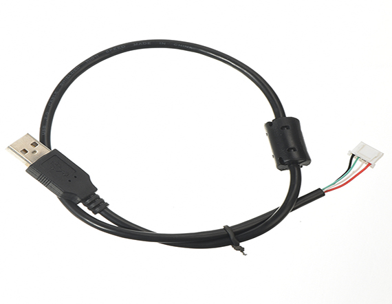 PH2.0轉(zhuǎn)P數(shù)據(jù)線觸摸USB四芯屏蔽線2725端子線