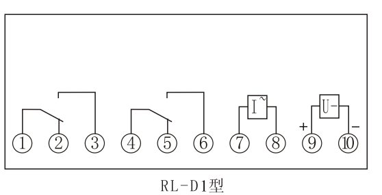 RL-1D內(nèi)部接線(xiàn)(正視圖)